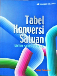 Image of Tabel Konversi Satuan untuk Sains & Teknik